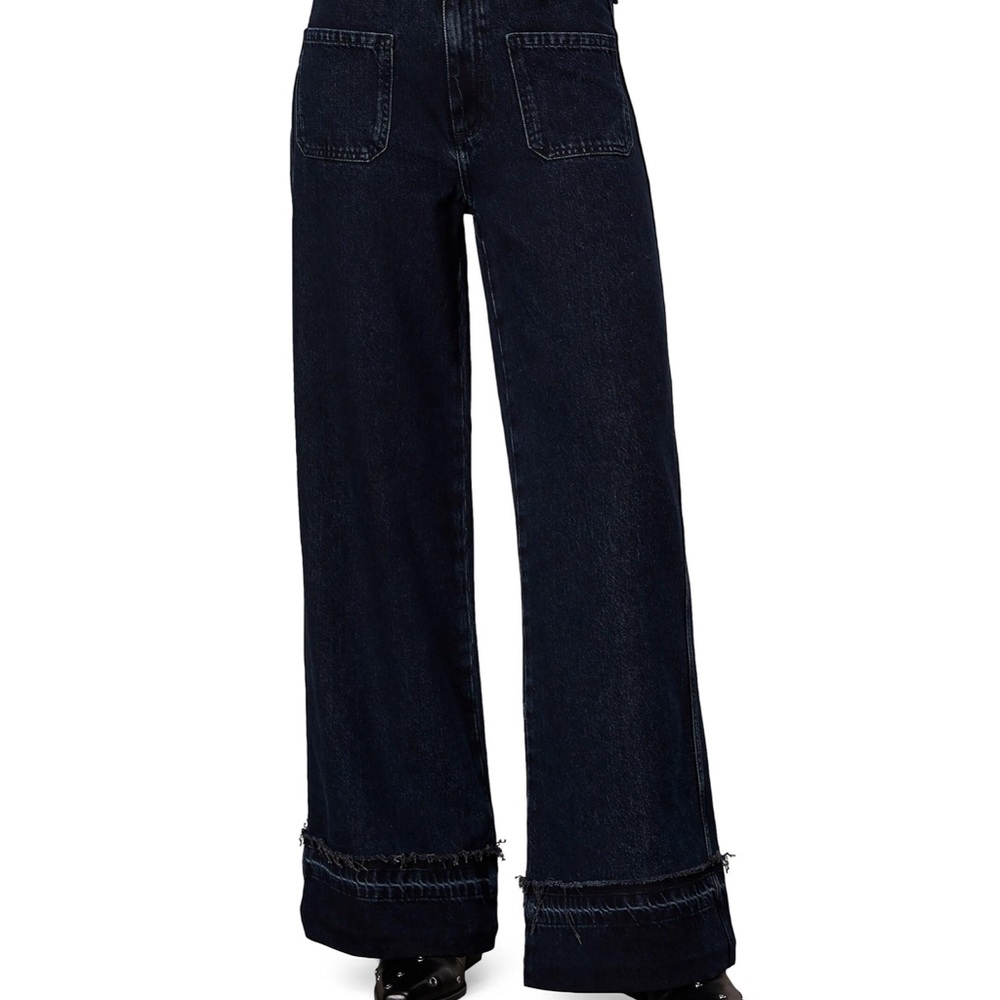 rag & bone Marina Mid Rise Wide-Leg Jeans